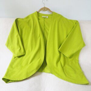 Lime Green Dolman Sleeve Shrug